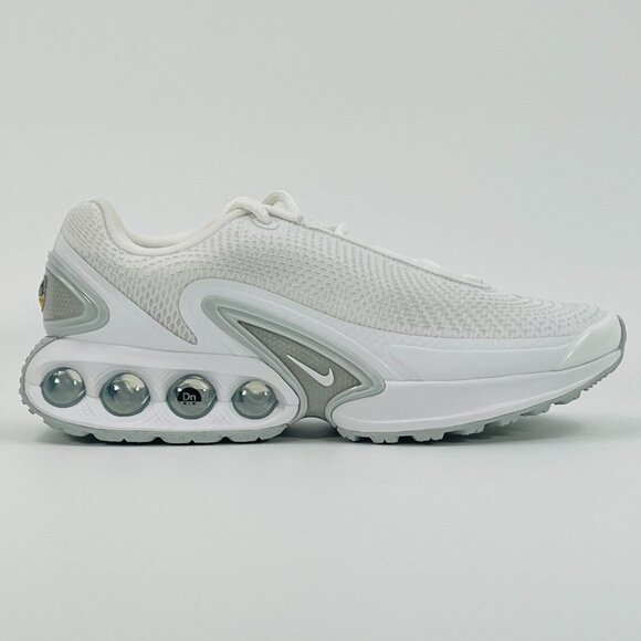 Nike Women's Air Max DN 'White Metallic Silver' FJ3145-102 size 9.5 - Picture 1 of 7